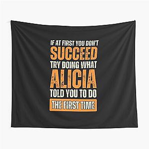 Alicia Personal Funny Tapestry