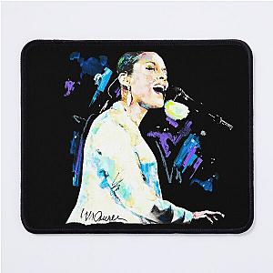 Alicia Keys – Soulful Piano Performance Art Mouse Pad