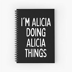 Alicia Name Spiral Notebook