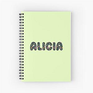 Alicia name, Alicia go green! Spiral Notebook