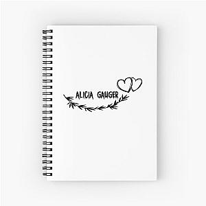 alicia gauger , gauger, alicia  Spiral Notebook