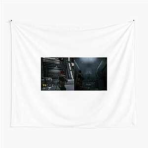 Aliens Fireteam Elite Xeno Hunter On Duty Aliens Fireteam Elite Tapestries