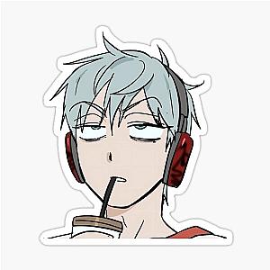 Alien Stage Headphones Sticker