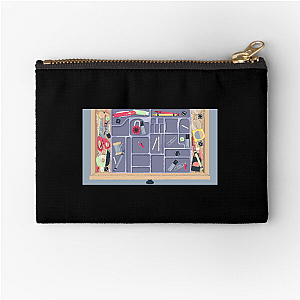 Don’t Touch It! It’s A Little To The Left Already! A Little To The Left Zipper Pouches
