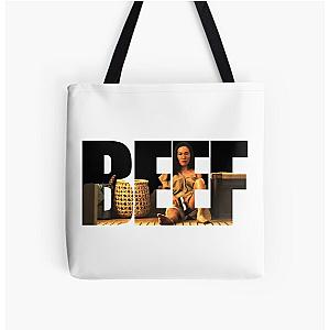 Beef Netflix series Ali Wong as Amy Lau themed graphic design by ironpalette All Over Print Tote Bag