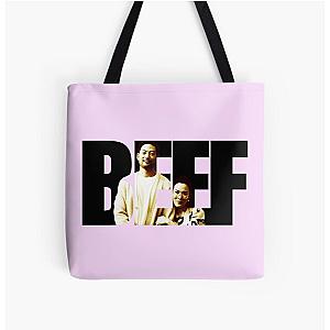 Beef Netflix series Ali Wong as Amy Lau and Joseph Lee as George Nakai themed graphic design by ironpalette All Over Print Tote Bag