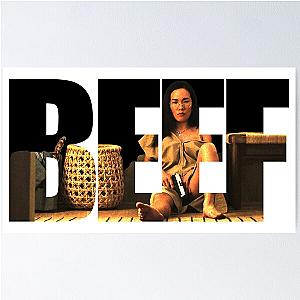 Beef Netflix series Ali Wong as Amy Lau graphic design by ironpalette Poster