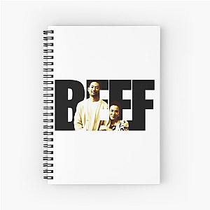 Beef Netflix series Ali Wong as Amy Lau Joseph Lee as George Nakai themed graphic design by ironpalette Spiral Notebook