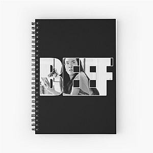 Beef Netflix series Ali Wong as Amy Lau themed graphic design by ironpalette Spiral Notebook