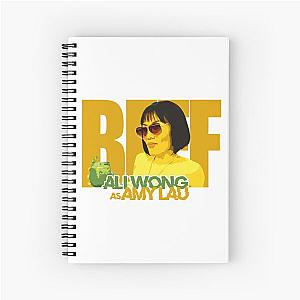 Beef Netflix Series Ali Wong Amy Lau themed graphic design by IronPalette Spiral Notebook