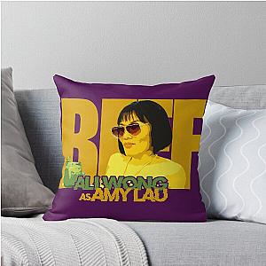 Beef Netflix Series Ali Wong as Amy Lau Themed Graphic Design by Ironpalette Throw Pillow