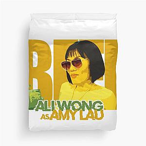 Beef Netflix series Ali Wong as Amy Lau themed graphic design by ironpalette Duvet Cover