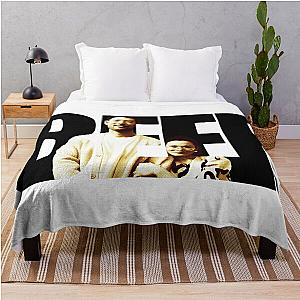 Beef Netflix series Ali Wong as Amy Lau and Joseph Lee as George Nakai themed graphic design by ironpalette Throw Blanket