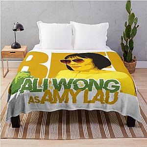 Beef Netflix series featuring Ali Wong as Amy Lau, a graphic design by ironpalette Throw Blanket