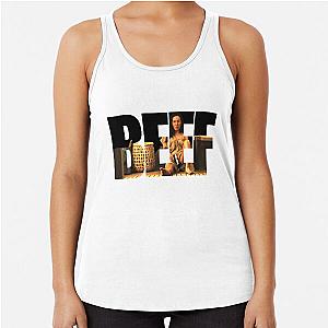 Beef Netflix series Ali Wong as Amy Lau themed graphic design ironpalette Racerback Tank Top