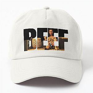 Beef Netflix series Ali Wong Amy Lau themed graphic design by ironpalette Dad Hat