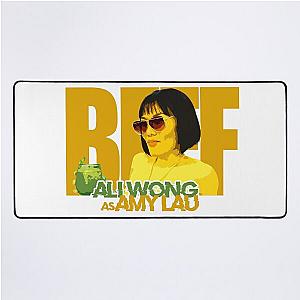 Beef Netflix Series Ali Wong as Amy Lau Themed Graphic Design by ironpalette Desk Mat