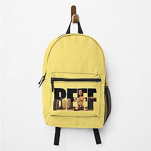Beef Netflix series Ali Wong as Amy Lau themed graphic design by ironpalette backpack