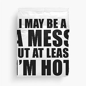 Hotmess Alix Earle Merch At Least I'm Hot Duvet Cover