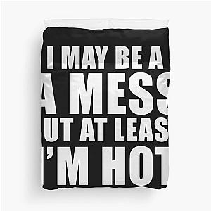 Hotmess Alix Earle Merch At Least I'm Hot Duvet Cover