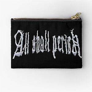 Best seller all shall perish Genre: Death metal Zipper Pouch