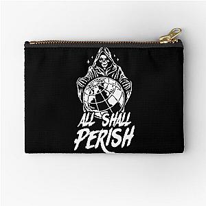 All Shall Perish Skull Gothic Zipper Pouch