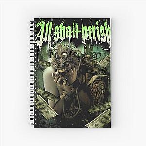 All Shall Perish The Price Of Existence Spiral Notebook