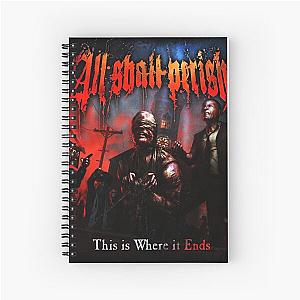 all shall perish Genre: Death metal Spiral Notebook