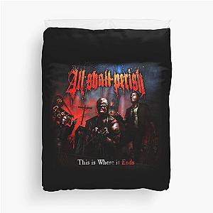 all shall perish Genre: Death metal Duvet Cover