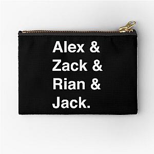 All Time Low Names Zipper Pouch