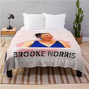 Brooke Norris Essential T-Shirts Norris Nuts Ally Brooke Throw Blanket