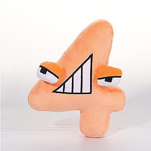 20cm Orange Number Four Alphabet Lore Plush