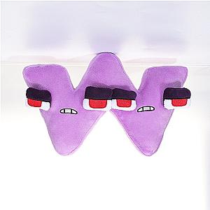 20cm Purple Letter W English Letters Alphabet Lore Plush