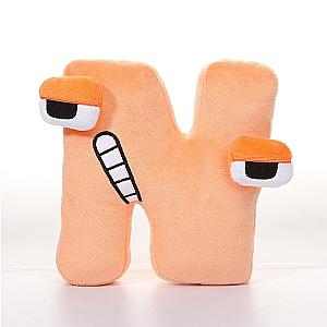 20cm Orange Letter N English Letters Alphabet Lore Plush