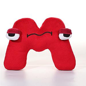 20cm Red Letter M English Letters Alphabet Lore Plush