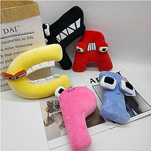 20cm Colorful ACFIP English Letters Alphabet Lore Plush