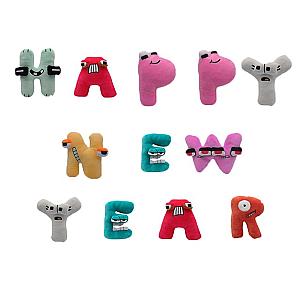 HAPPY NEW YEAR Combo Alphabet Lore Stuffed Toy