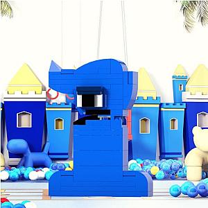 Alphabet Number Lore Number One In Blue Building Blocks