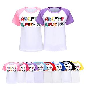 Alphabet Lore 11 English Letters Spring Summer Children T-shirts