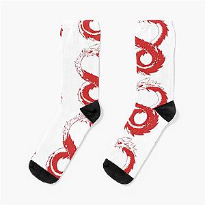 Altered Carbon Red Socks