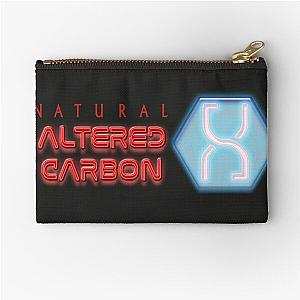 natural Altered Carbon Zipper Pouch