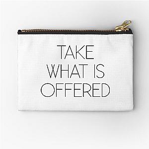 Take what is offered - Altered Carbon Zipper Pouch