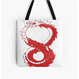 Altered Carbon Red All Over Print Tote Bag