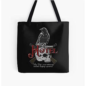 The Raven Hotel Altered Carbon All Over Print Tote Bag