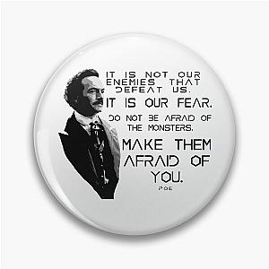 Poe About Fear from Altered Carbon Pin