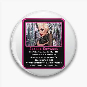 Alyssa Edwards Trading Card Pin