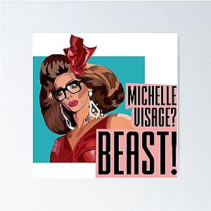 Michelle Visage? BEAST Alyssa Edwards Rupaul's Drag Race inspired design  Poster