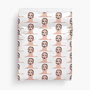 Alyssa Edwards getting ready Duvet Cover