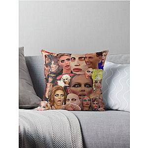 Alyssa Edwards Collage  Throw Pillow