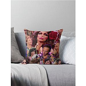 Alyssa Edwards Collage Throw Pillow